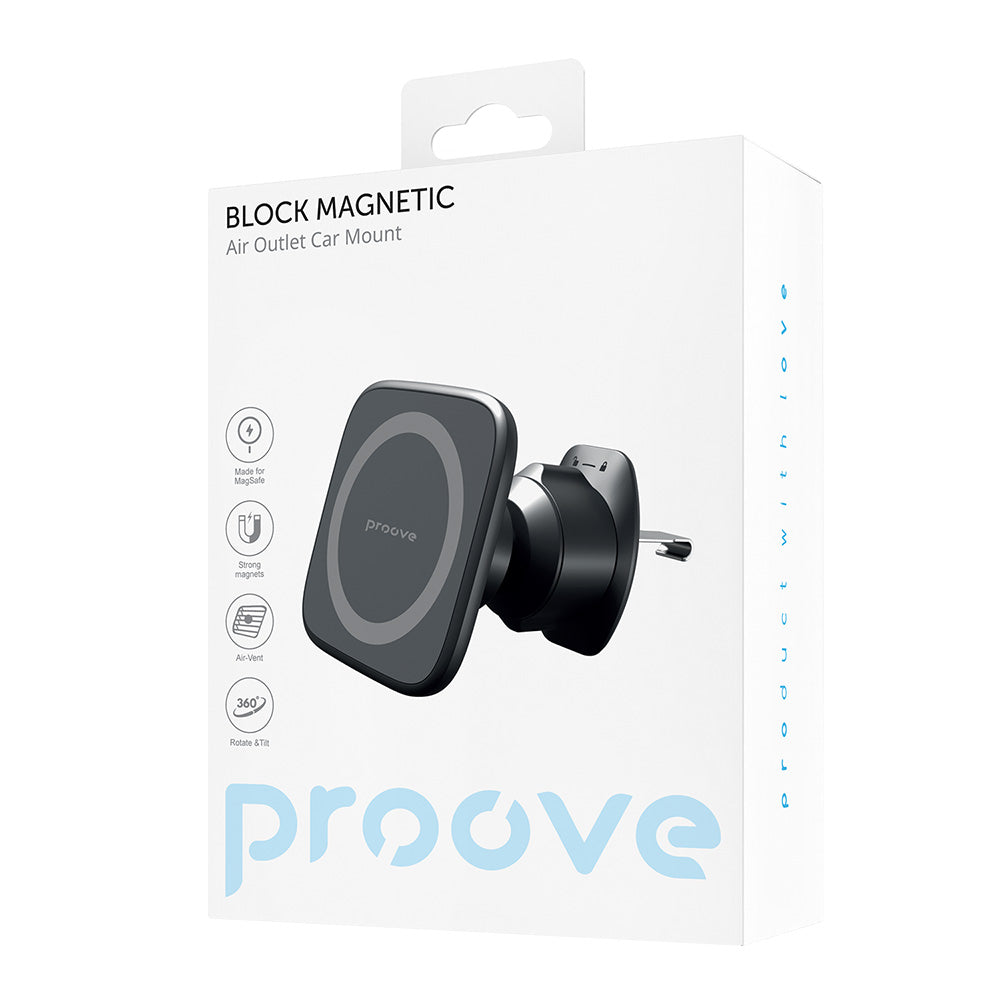Magnetische Autohouder Proove Block, Universeel, Zwart CHMA00000001