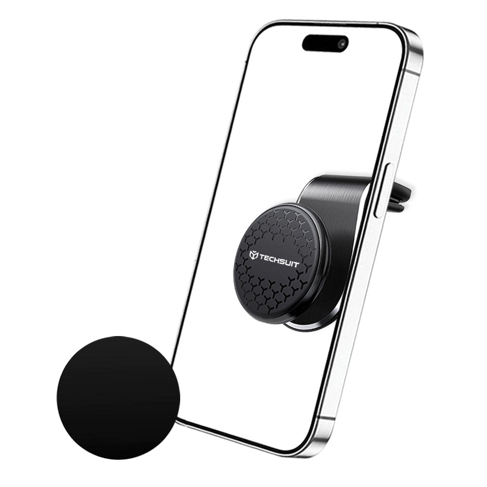 Magnetische Autohouder Techsuit S8, Universeel, Zilver