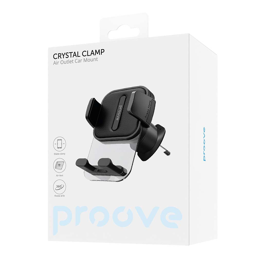 Autohouder Proove Crystal Clamp, 4.7inch - 6.9inch, Zwart CHCC00000001