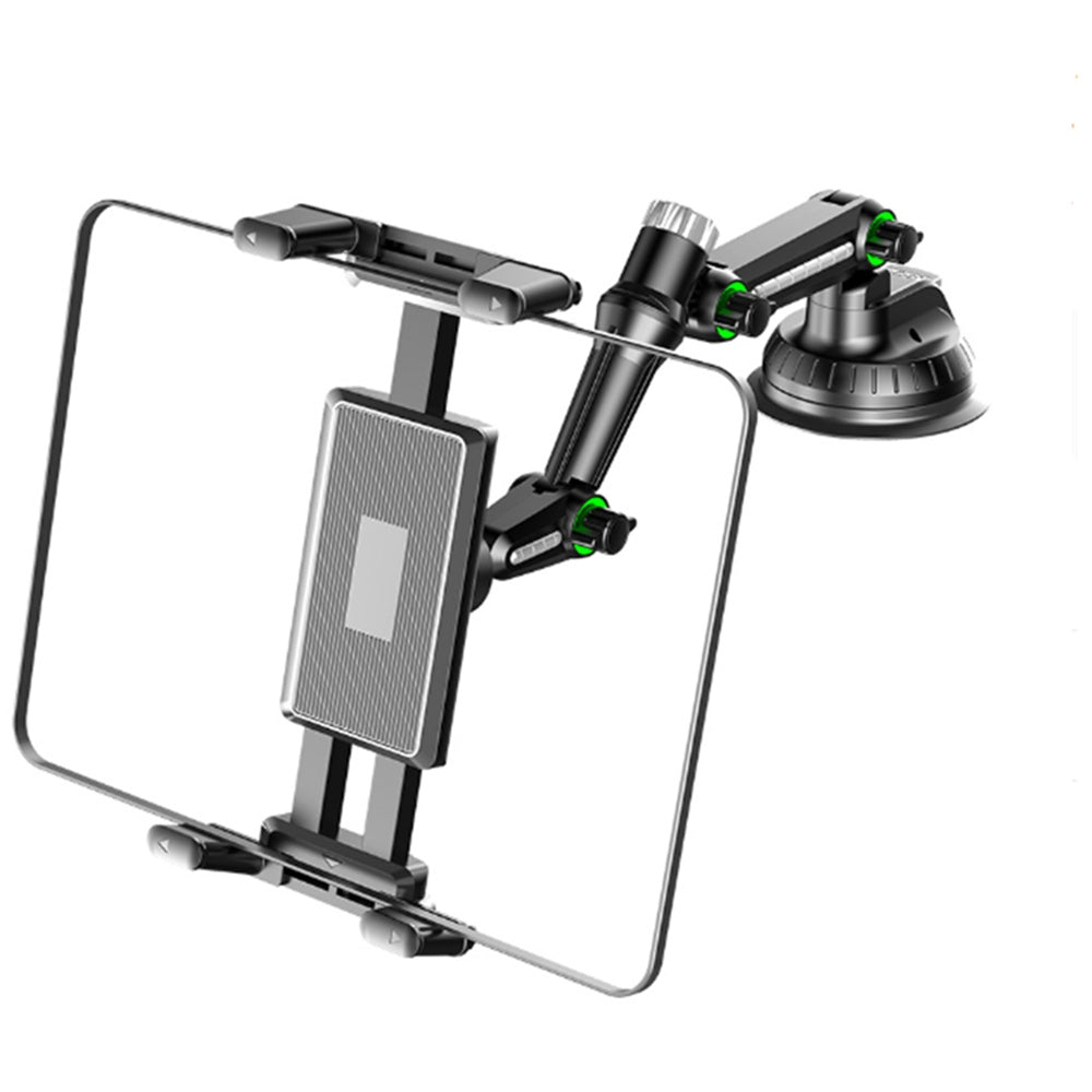 Autohouder Techsuit ST1 voor Telefoon / Tablet, 4.7inch - 12.9inch, Zwart