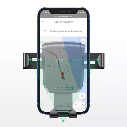 UGREEN LP200 Zwaartekracht Autohouder, Universeel, Zwart
