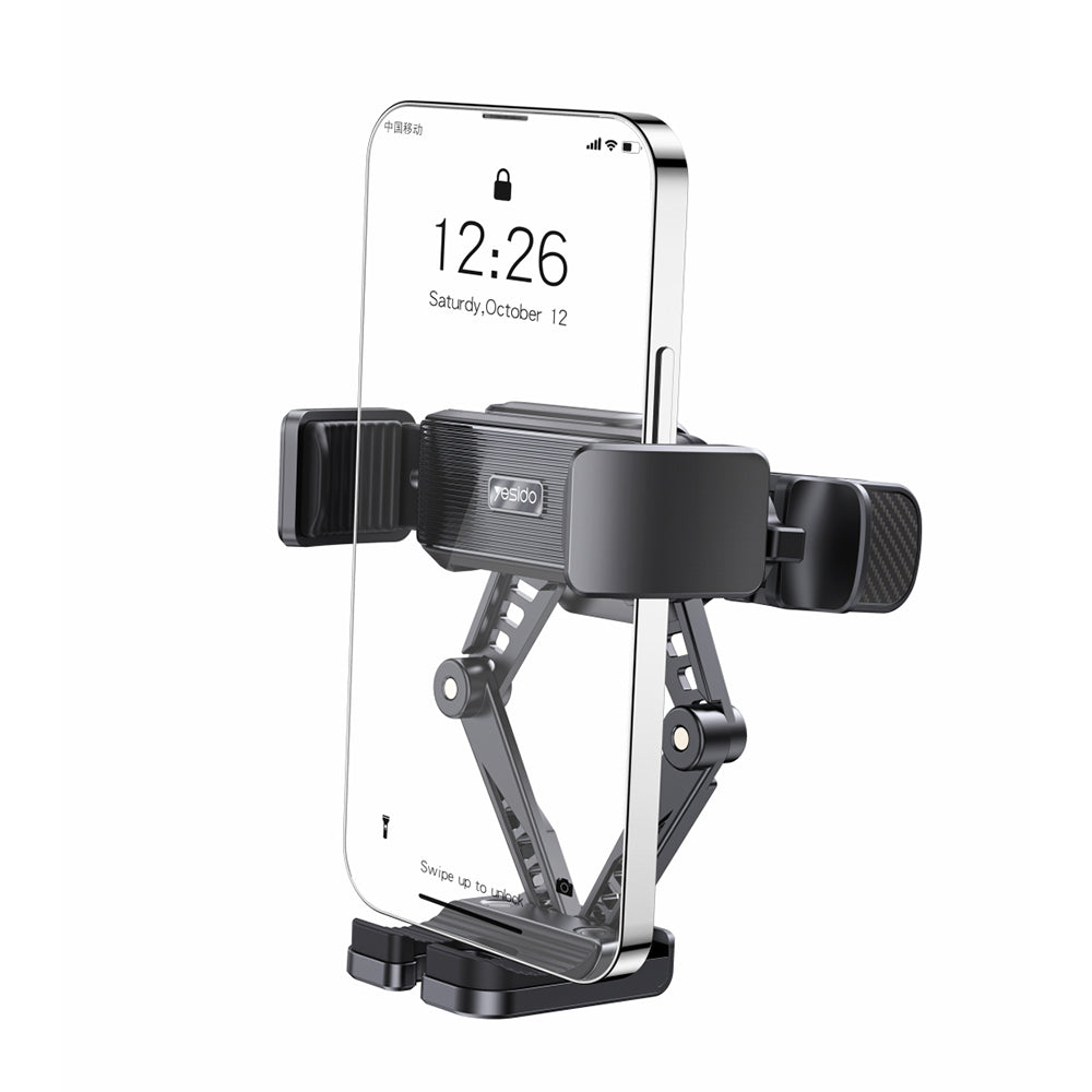 Autohouder Yesido C166, 4.7inch - 7inch, Zwart
