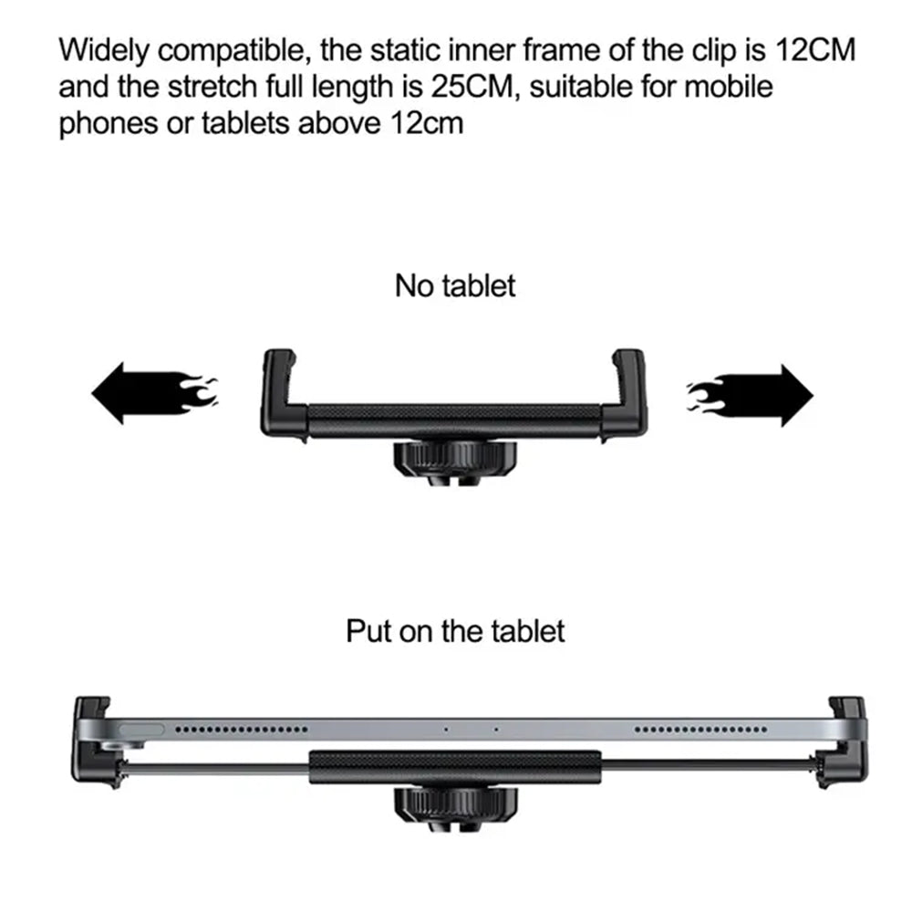 Yesido C171 Car Holder, 4.7inch - 12inch, Black