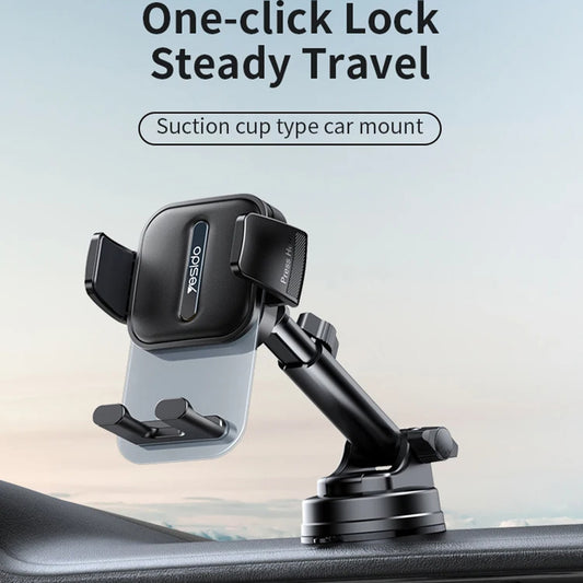 Autohouder Yesido C261, Universeel, Zwart