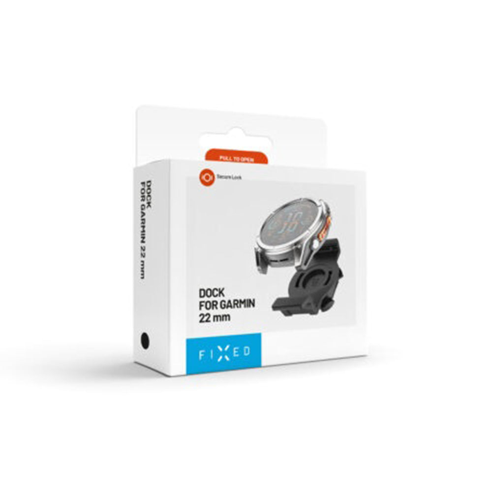 Fietssteun Fixed voor Garmin Watch 22mm / Edge Computer, Zwart