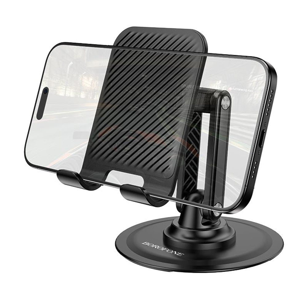 Borofone BH128 Admirado Bureauhouder, 4,5 inch - 7 inch, Zwart