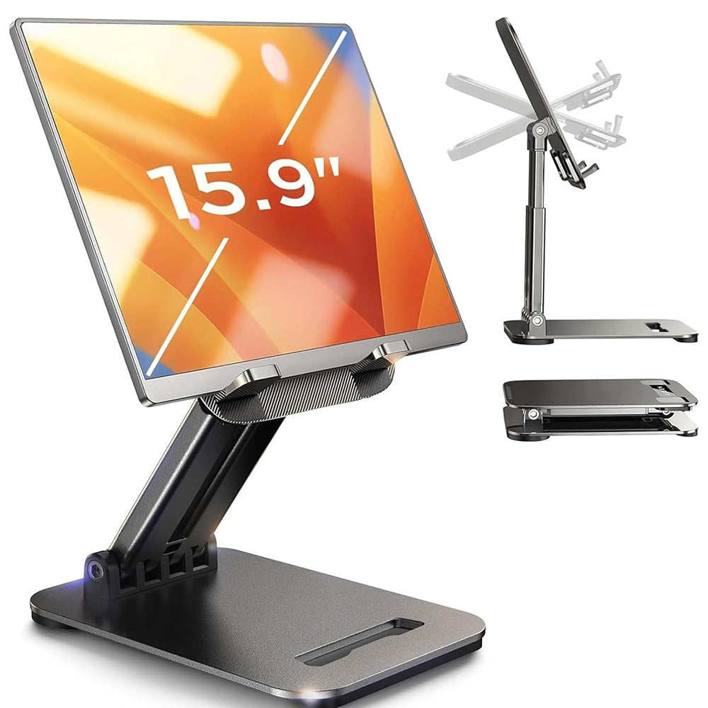 Lisen Bureaustandaard voor Telefoon / Tablet, 4inch - 15.9inch, Zwart YL0424080007