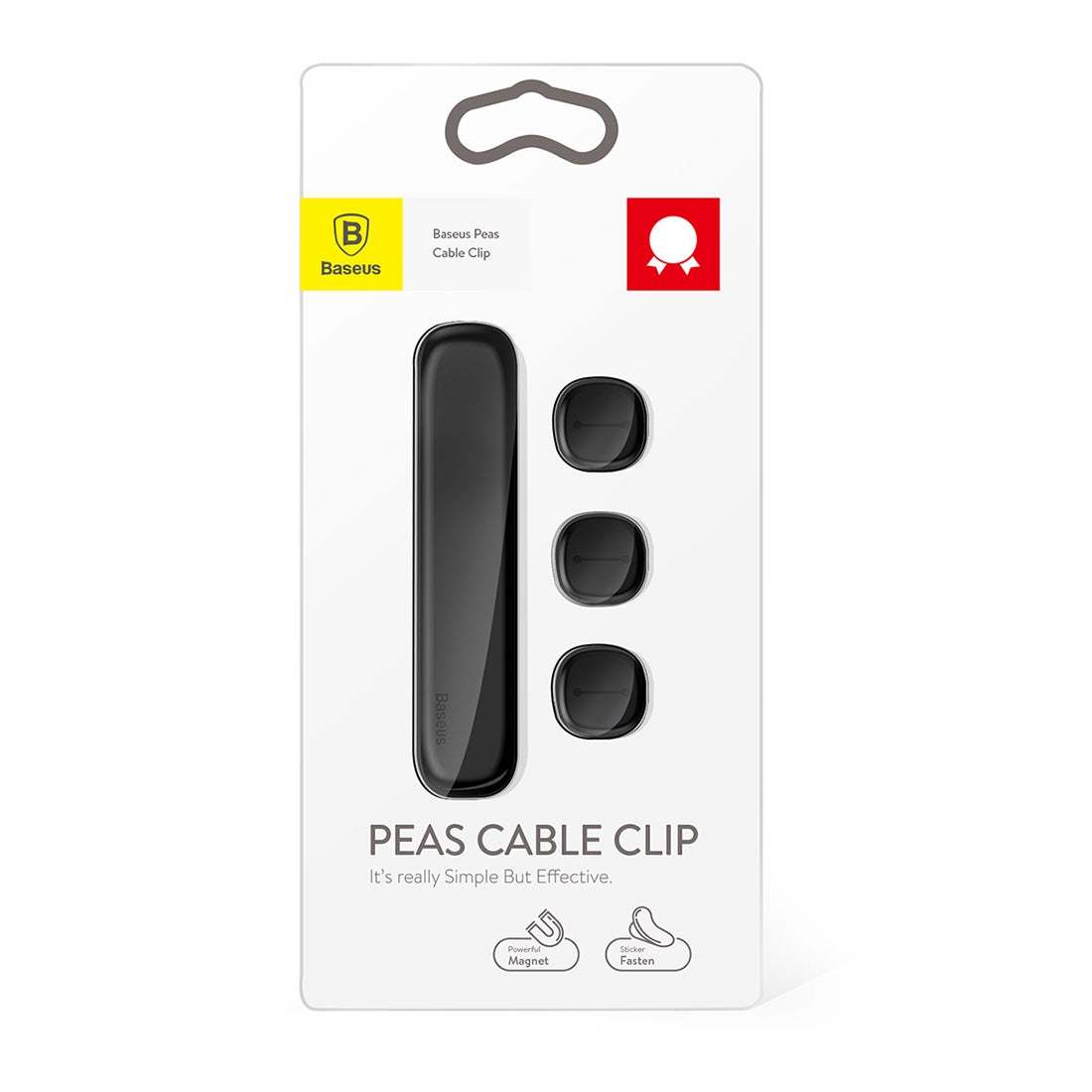 Baseus Peas Kabelorganizer, Zwart ACWDJ-01