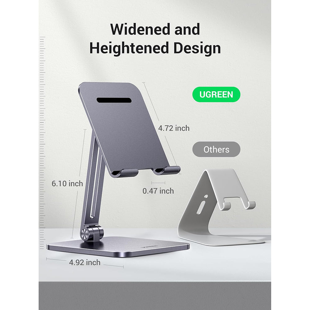UGREEN LP134 Bureaustandaard voor Telefoon / Tablet, 6.1inch - 12.9inch, Grijs