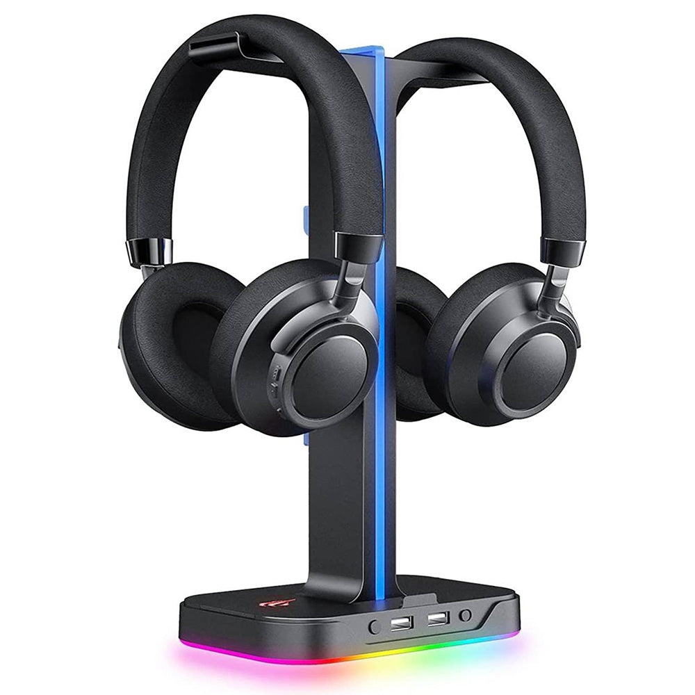 Hoofdtelefoonstandaard HAVIT TH650, RGB, Grijs