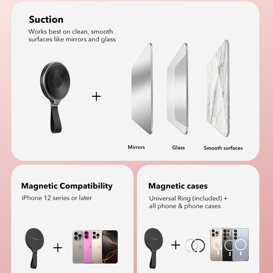 ESR HaloLock Ringhouder, Zwart