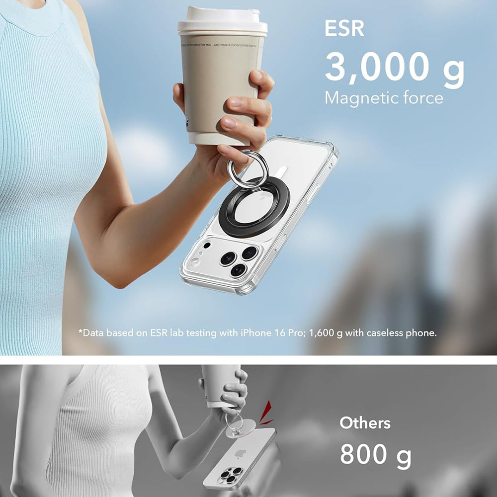 ESR HaloLock Ringhouder, Universeel, Zwart