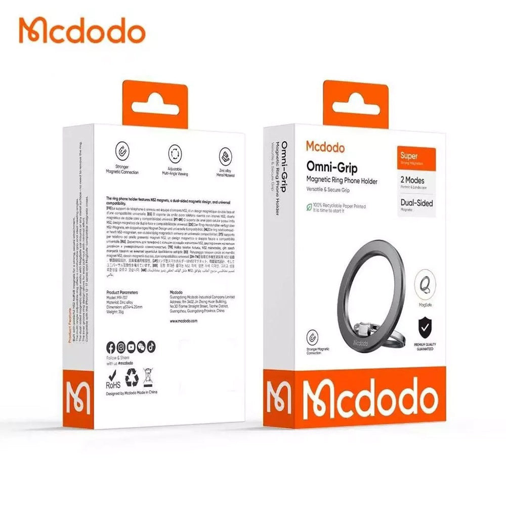 McDodo MR-7070 Ringhouder, Universeel, Zwart