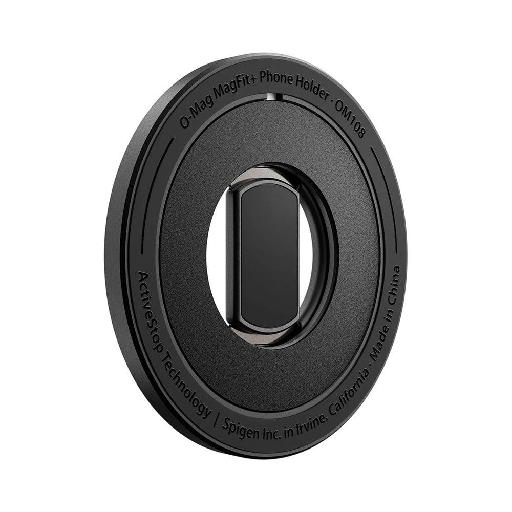 Spigen Ringhouder OM108 Mag Fit+, Universeel, Zwart AMP11739