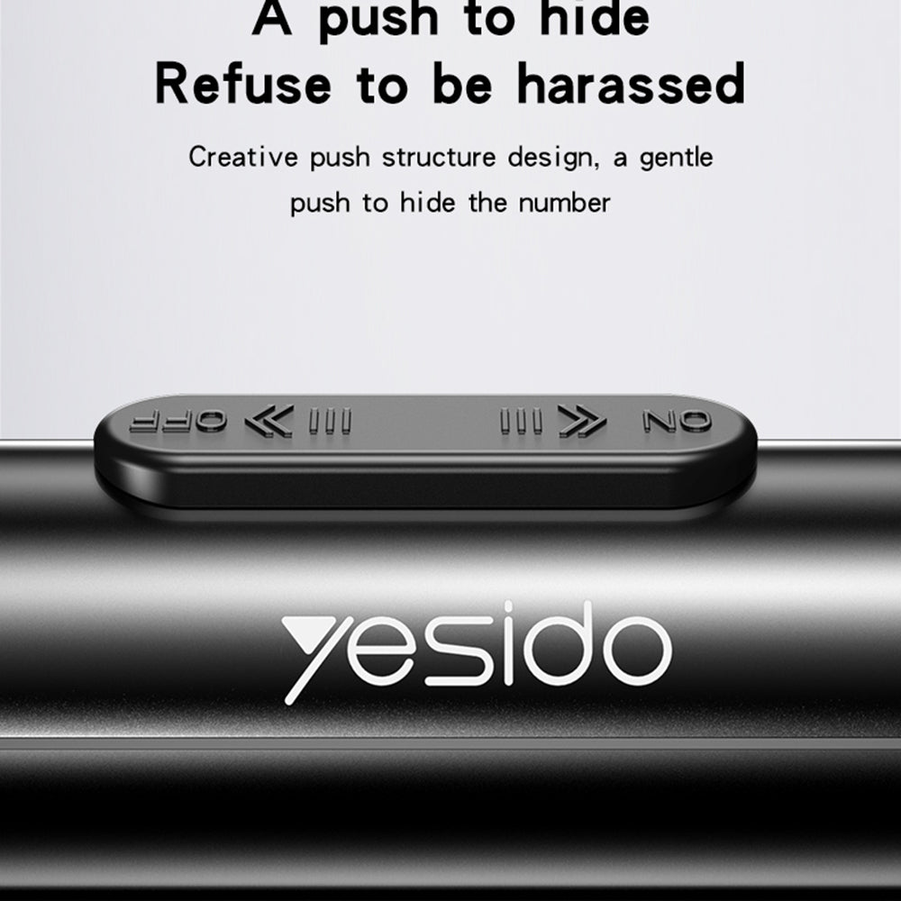 Auto Telefoonnummer Houder Yesido C202, Zwart