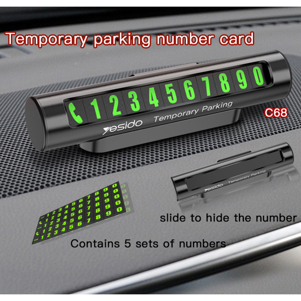 Auto Telefoonnummer Houder Yesido C68