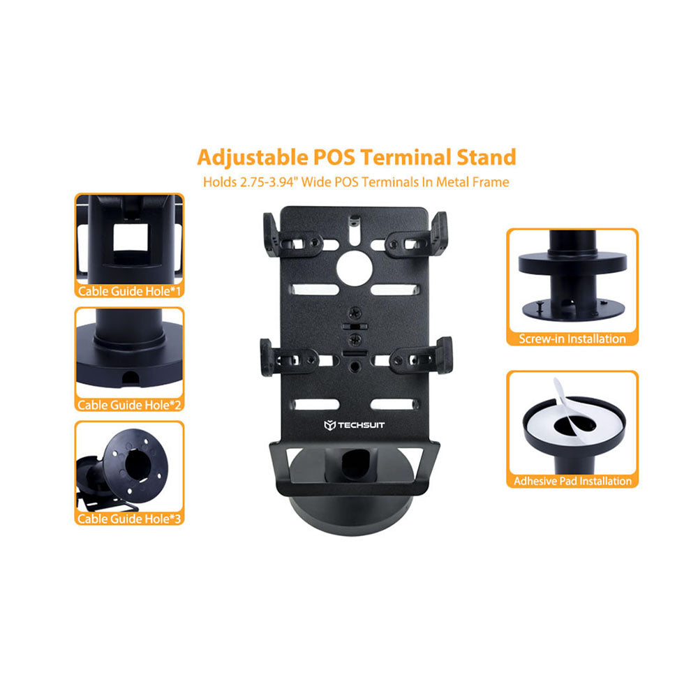 POS-steun Techsuit PayNest POS1, Zwart