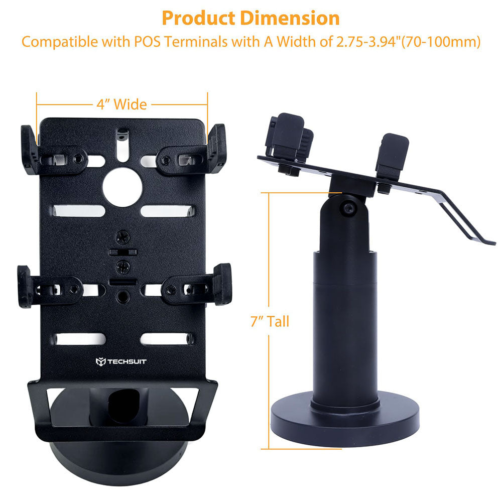 POS-steun Techsuit PayNest POS1, Zwart
