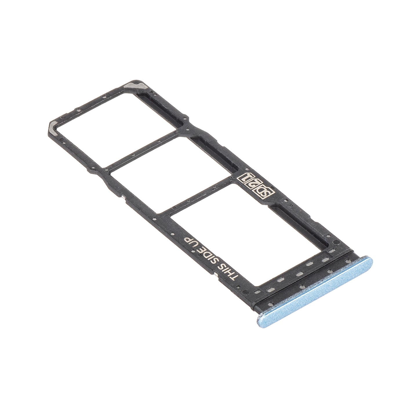 SIM-houder - Kaart Motorola Moto E22, Blauw (Kristalblauw)