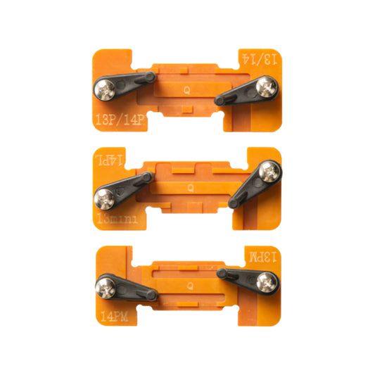 QIANLI batterij lassen klem houder voor Apple iPhone 13 - 14 serie, 3in1