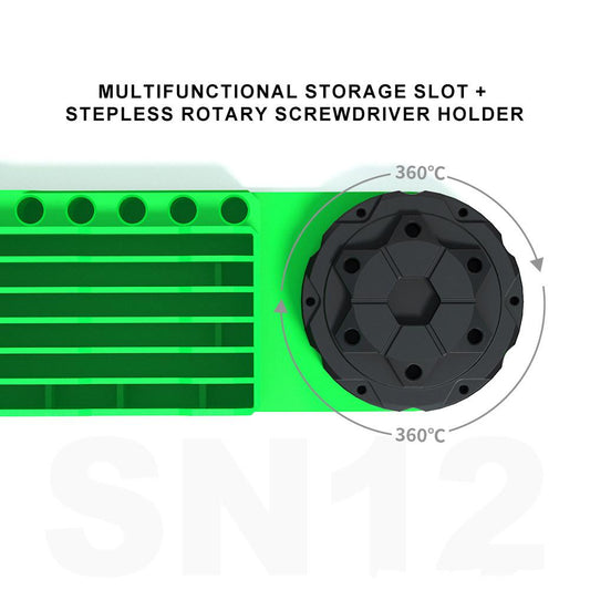 Schroevendraaierhouder Mijing SN-12, Zwart