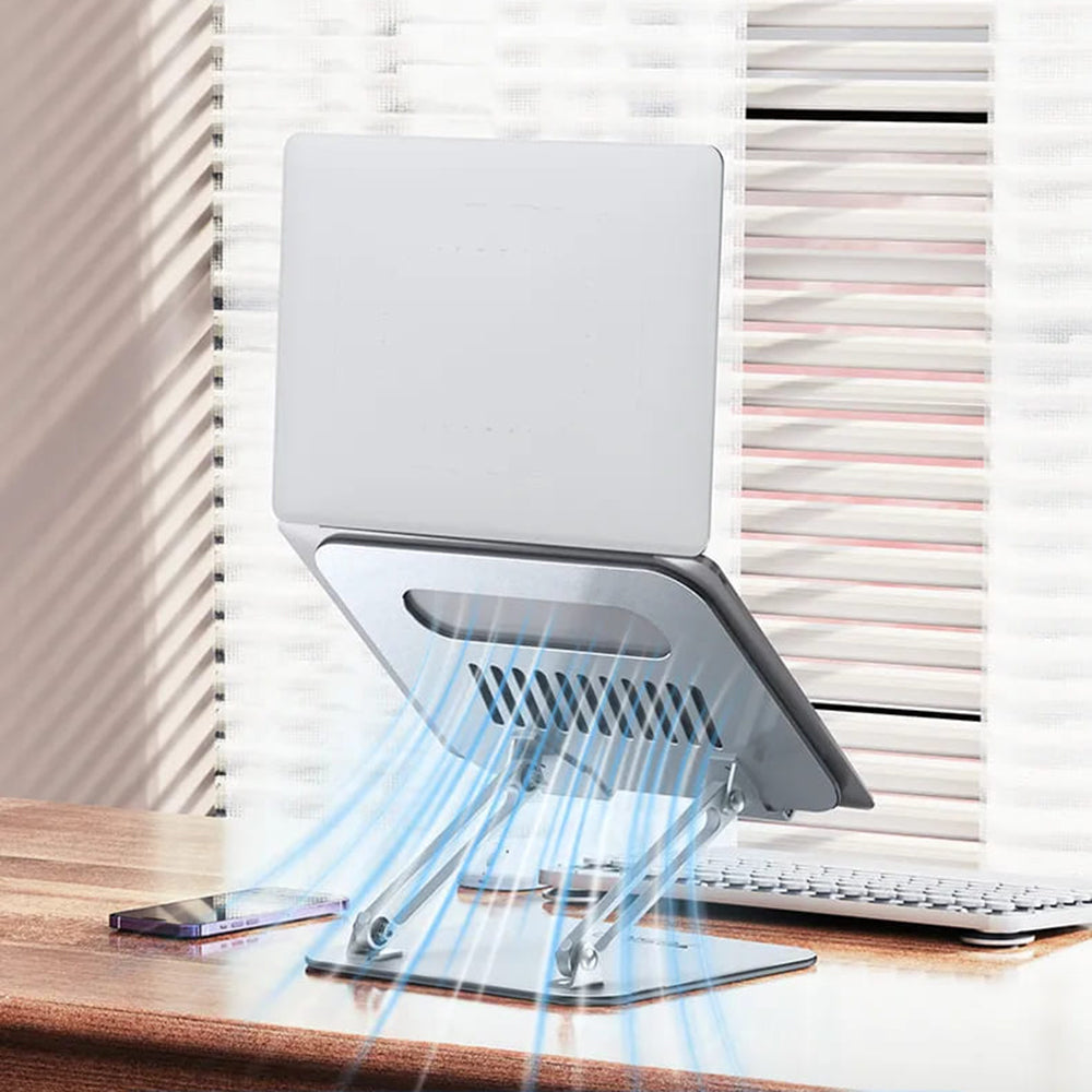 Yesido LP05 laptopstandaard voor 10inch - 17inch, Zilver