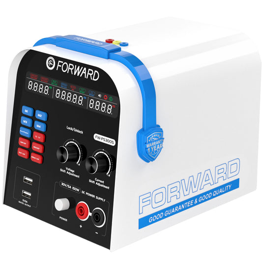 Gestabiliseerde Gelijkstroombron met Amperemeter Forward FW-PS3005 + FW-PA01