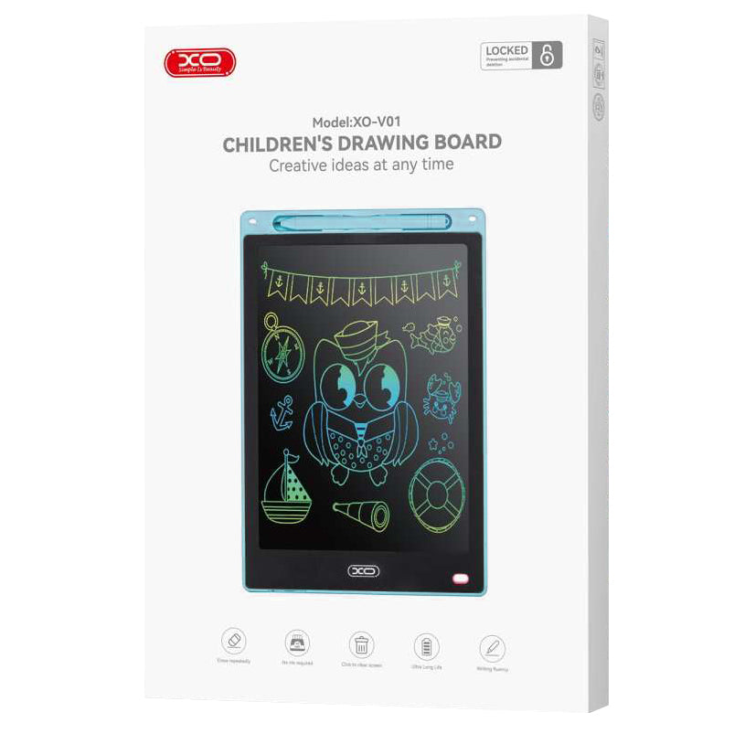 Teken-/schrijftablet XO Design V01, 10inch, Blauw