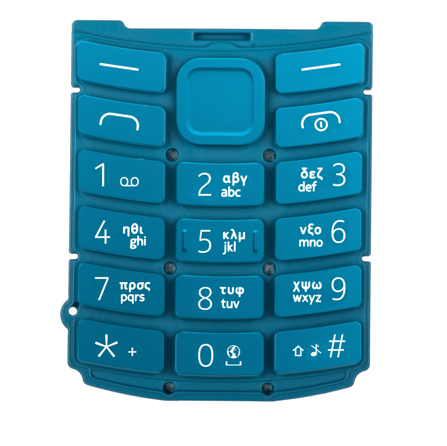 Grieks toetsenbord voor Nokia 105 4G 2nd Edition, Blauw