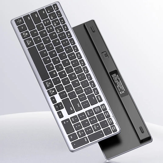 UGREEN KU005 Wireless Keyboard, BT / Wi-Fi, Grey