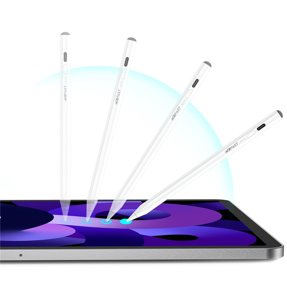 Touch Pen Acefast V2 voor Apple iPad, Actieve Versie, Wit