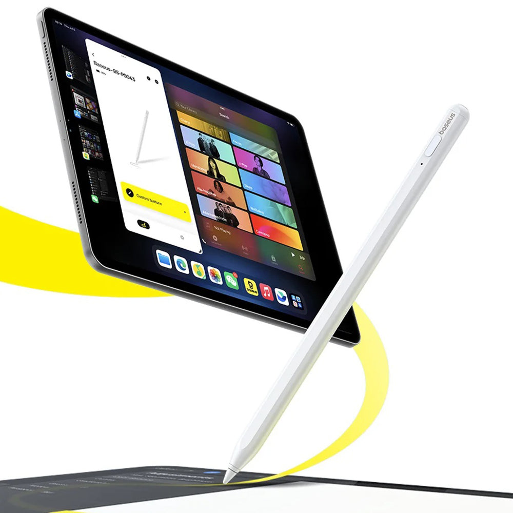 Touch Pen Baseus Smooth Writing 2 Series voor Apple iPad, Actieve Draadloze Versie, Wit P80015802213-03
