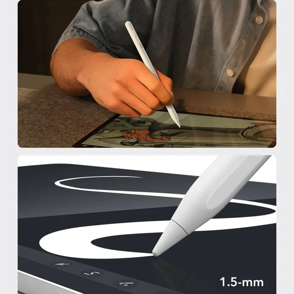 Touch Pen ESR voor Apple iPad, Actieve Versie, Wit