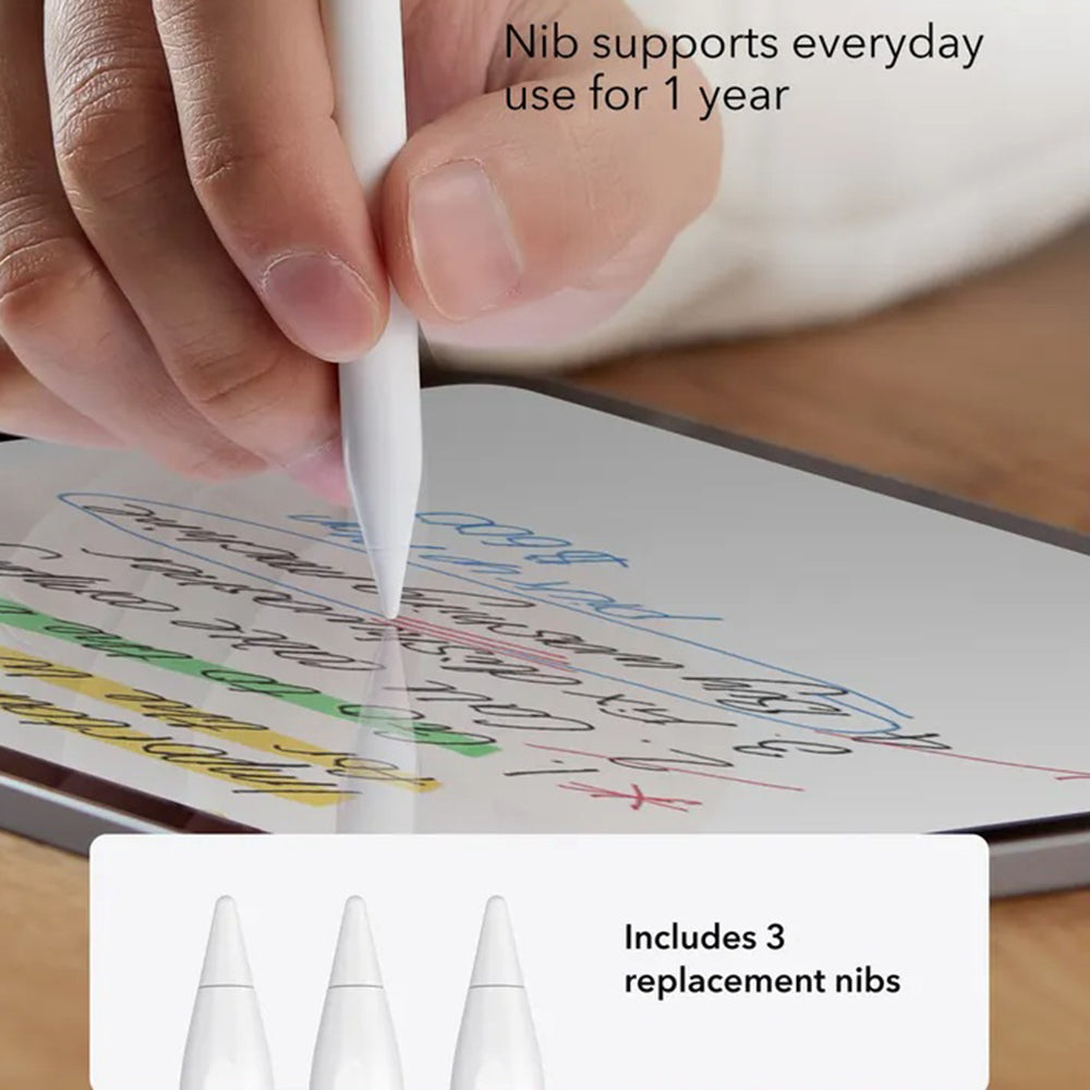 Touch Pen ESR voor Apple iPad, Actieve Versie, Wit