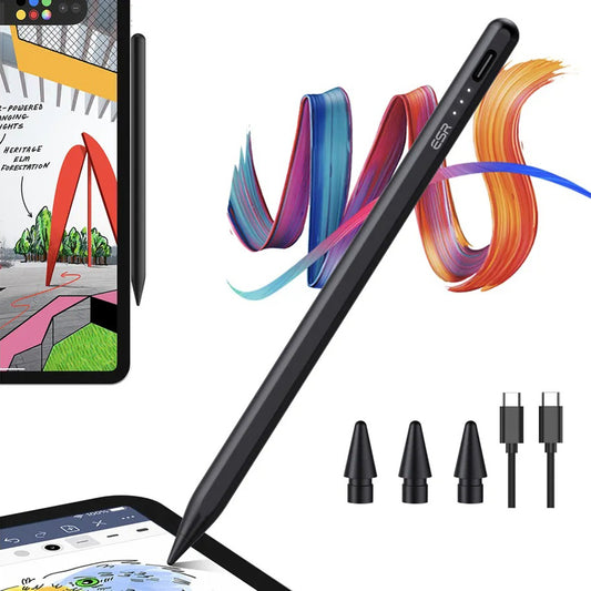 Touch Pen ESR voor Apple iPad, Actieve Versie, Zwart