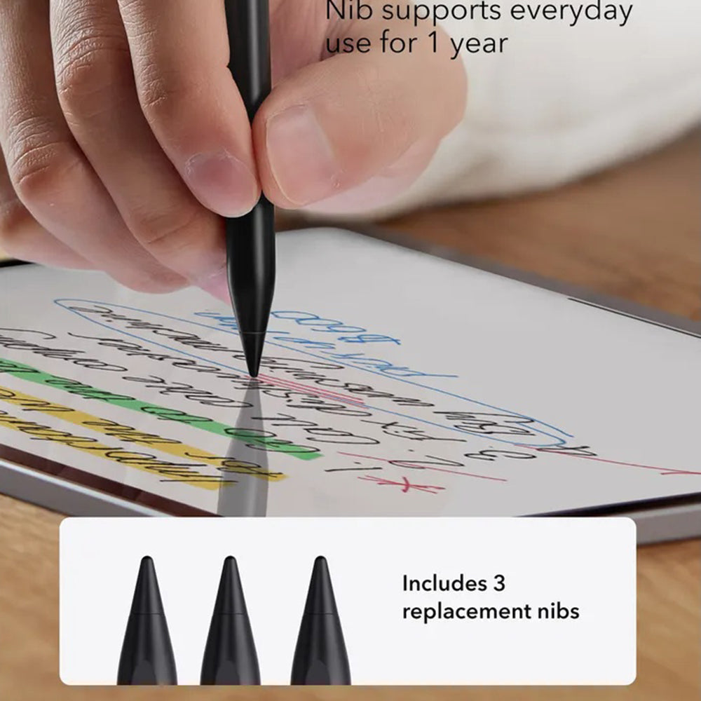 ESR Touch Pen for Apple iPad, Active Version, Black
