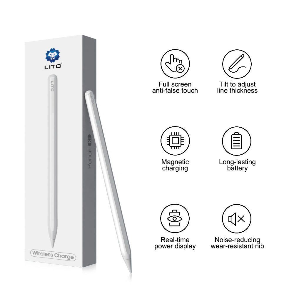 Touch Pen Lito K1 for Apple iPad, Active Version, White