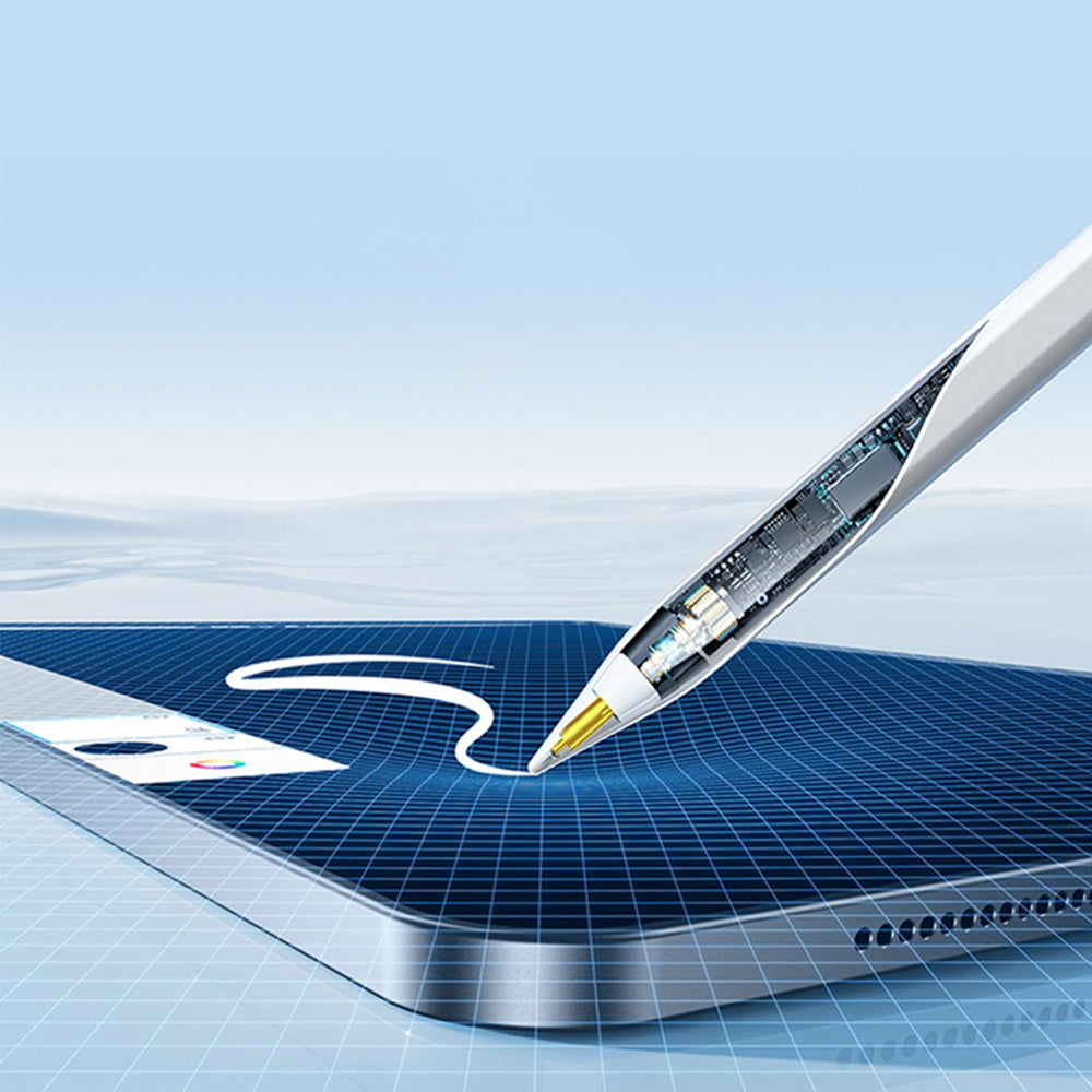 Touch Pen Techsuit AC20-Pro voor Apple iPad, Actieve Versie, Wit