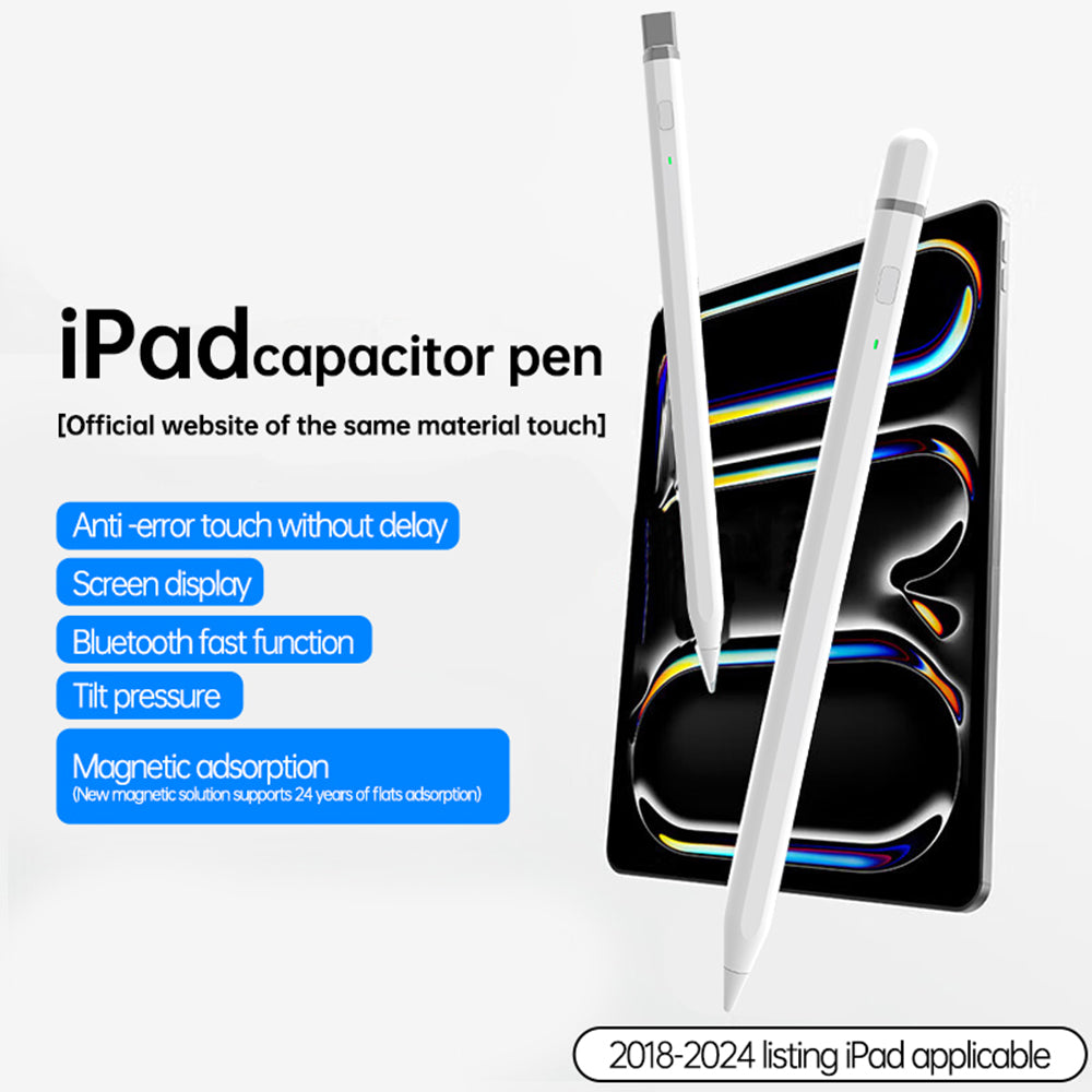 Touch Pen Techsuit AP01 Pro voor Apple iPad, Actieve Versie, Wit