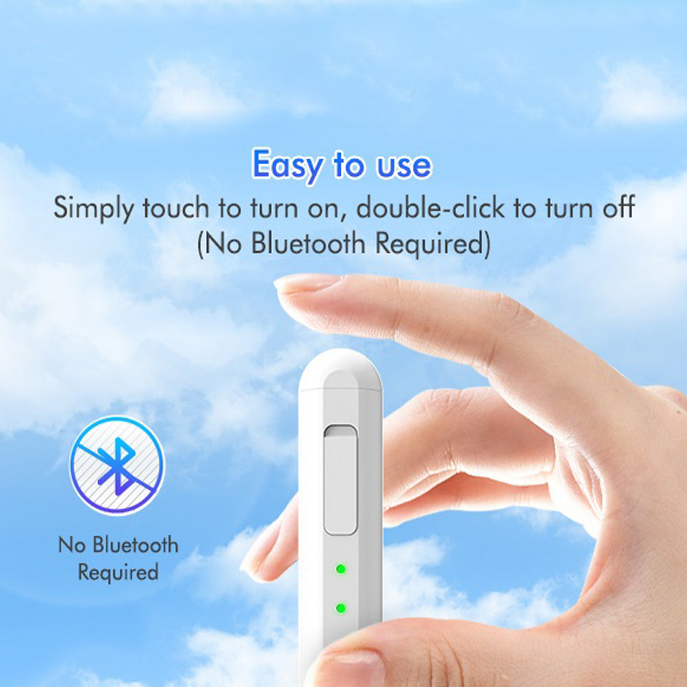 Touch Pen Techsuit AX10-T voor Apple iPad, Actieve Versie, Wit