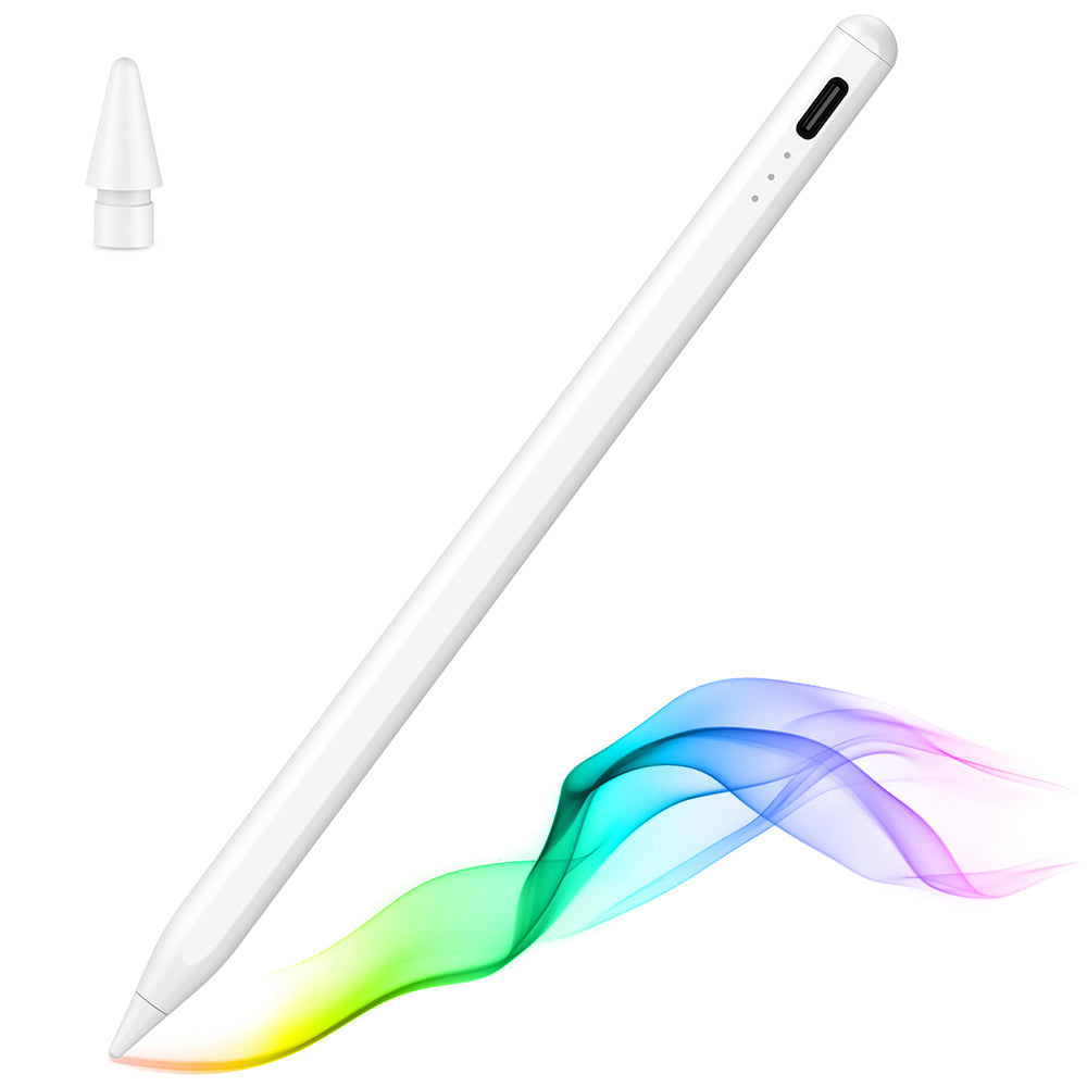 Touch Pen Techsuit JA04 voor Apple iPad, Actieve Versie, Wit