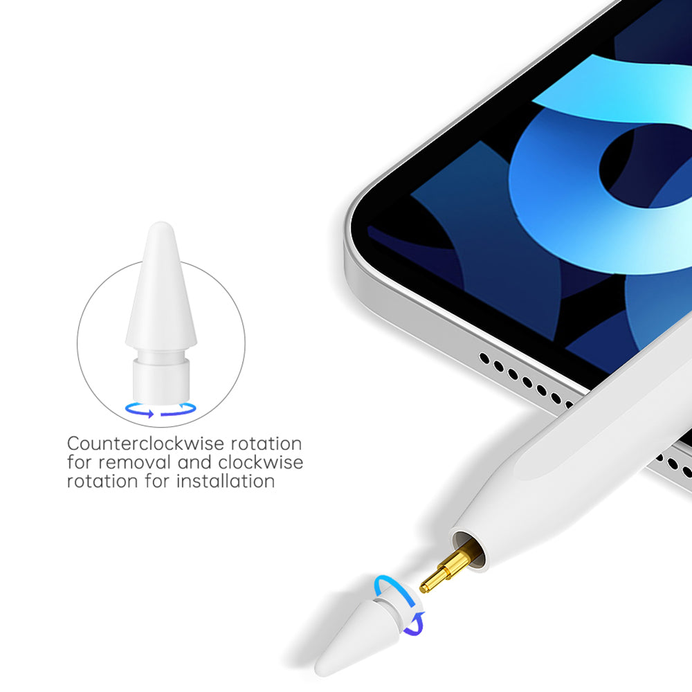 Touch Pen Techsuit V15 voor Apple iPad, Actieve Versie, Wit