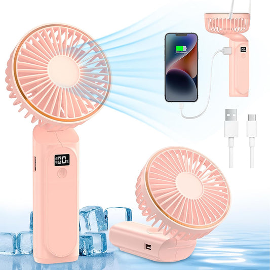 Draagbare Ventilator Techsuit M12, Roze