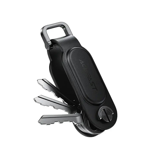 Acefast SmartTag Sleutelhanger SS voor iOS Series, Zwart