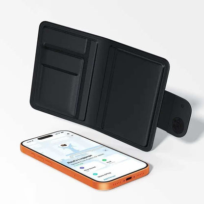 Acefast SmartTag Passport S6 voor iOS Series, Zwart