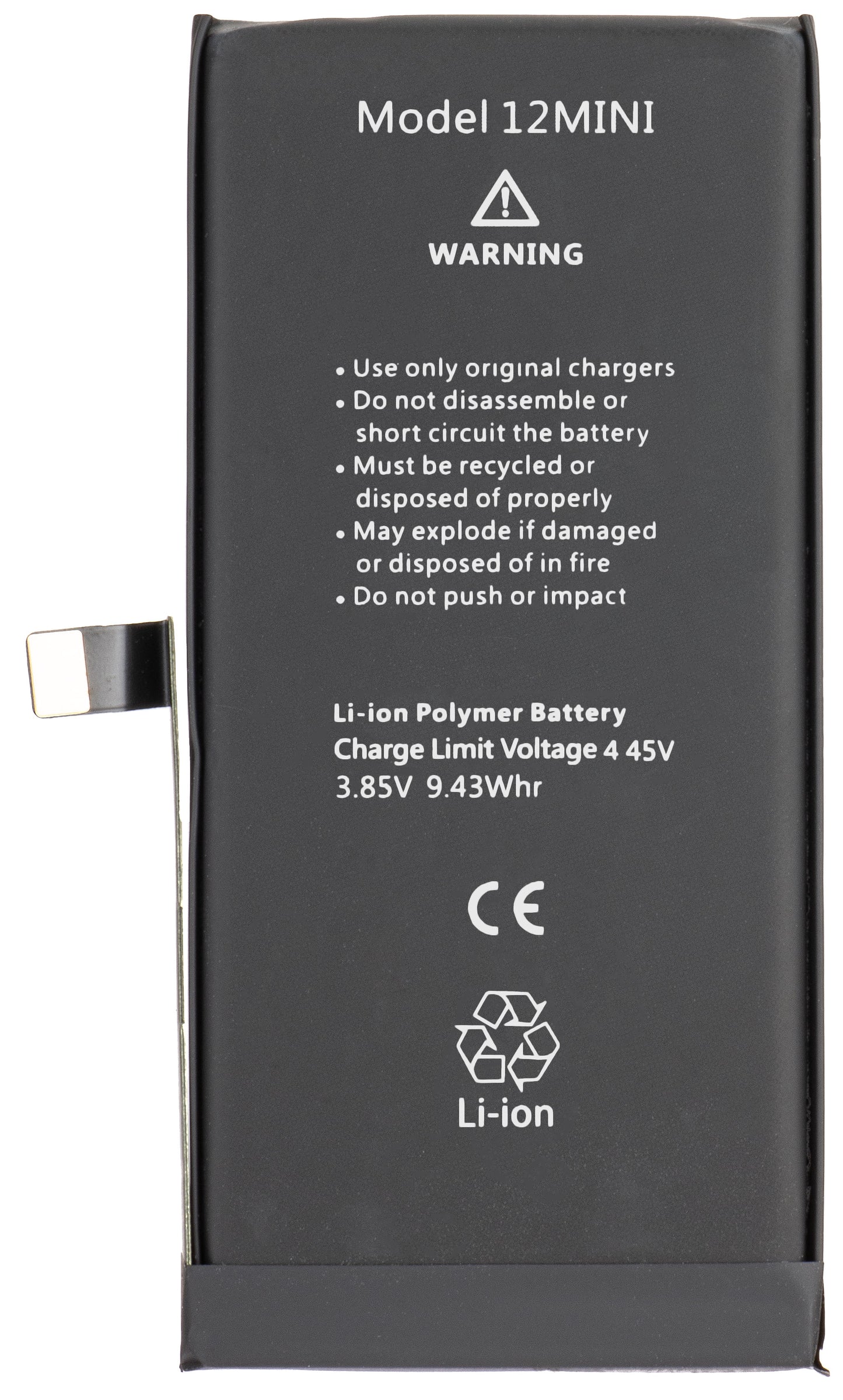 Apple iPhone 12 mini battery, High Capacity