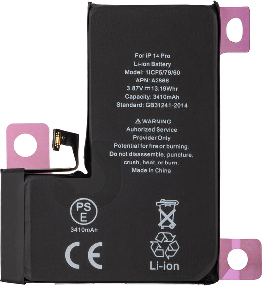 Accu voor Apple iPhone 14 Pro, High Capacity
