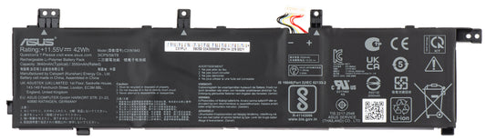 Batterij Asus X532 BATT / COS POLY / C31N1843, 3640mAh, Service Pack 0B200-03430000