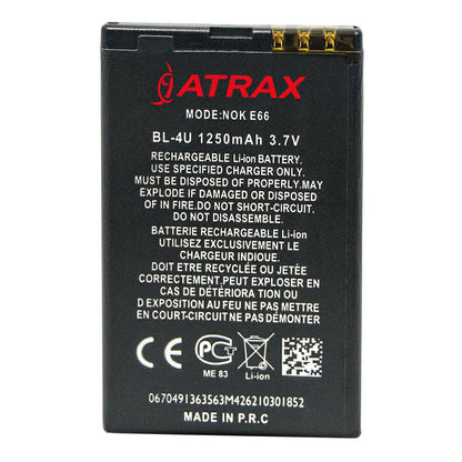 ATX battery for Nokia E66, BL-4U