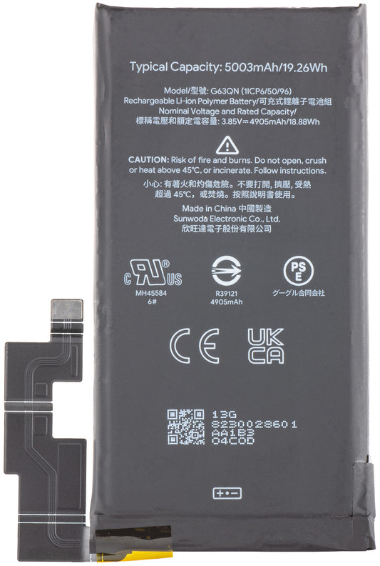 Accu Google Pixel 6 Pro, G63QN, Service Pack G730-06300-01